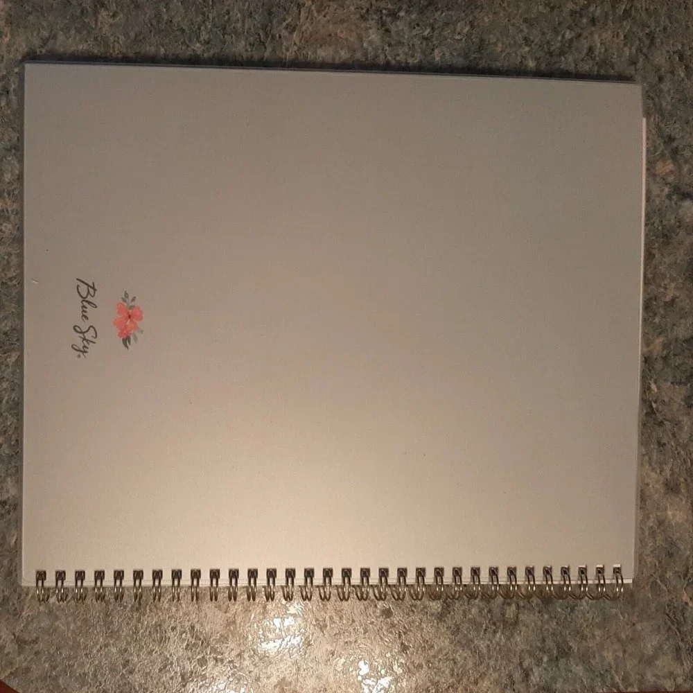 Tabbed Planner July 2022-June 2023 Spiral Bound 9x11 Blue Sky Ellens Be Kind Box